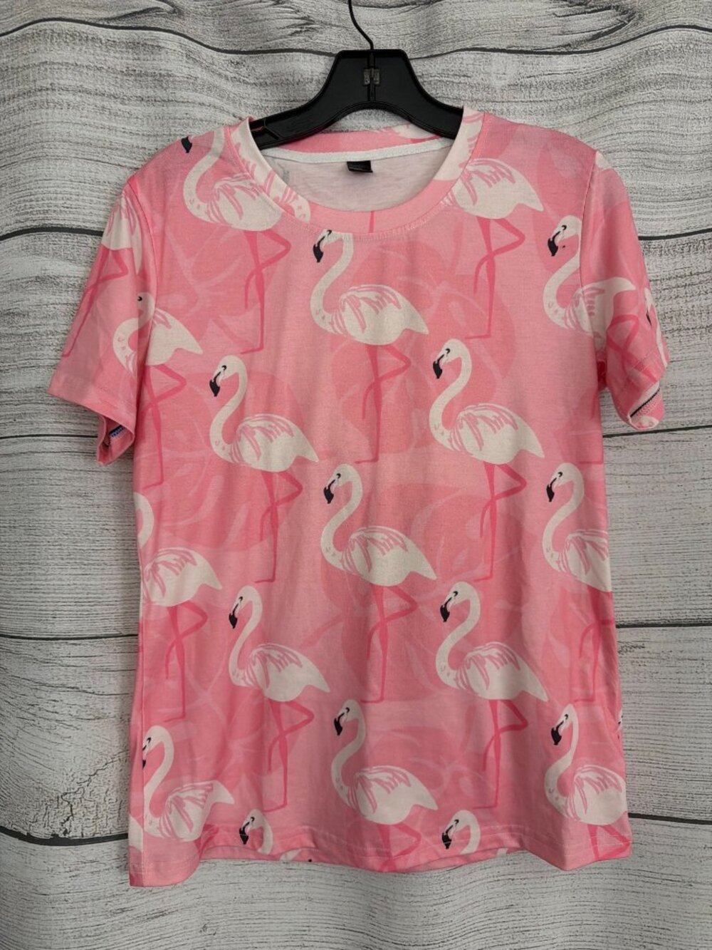 Pink Flamingo Graphic T-Shirt Size M